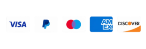 Accepted Payment Methods: Credit and Debit Cards, PayPal